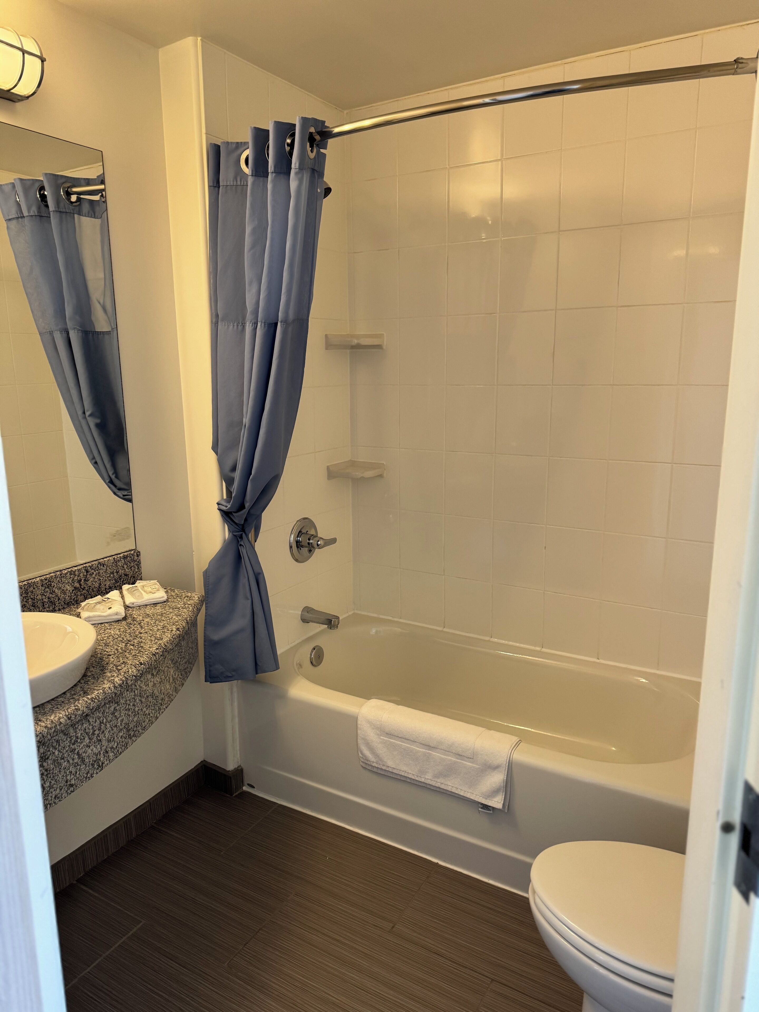 deluxe single room, multiple beds, non smoking | bathroom | combined shower/bathtub, free toiletries, hair dryer, towels