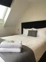 Executive Room, 1 Bedroom, Refrigerator & Microwave (First Floor) | Premium bedding, desk, soundproofing, iron/ironing board