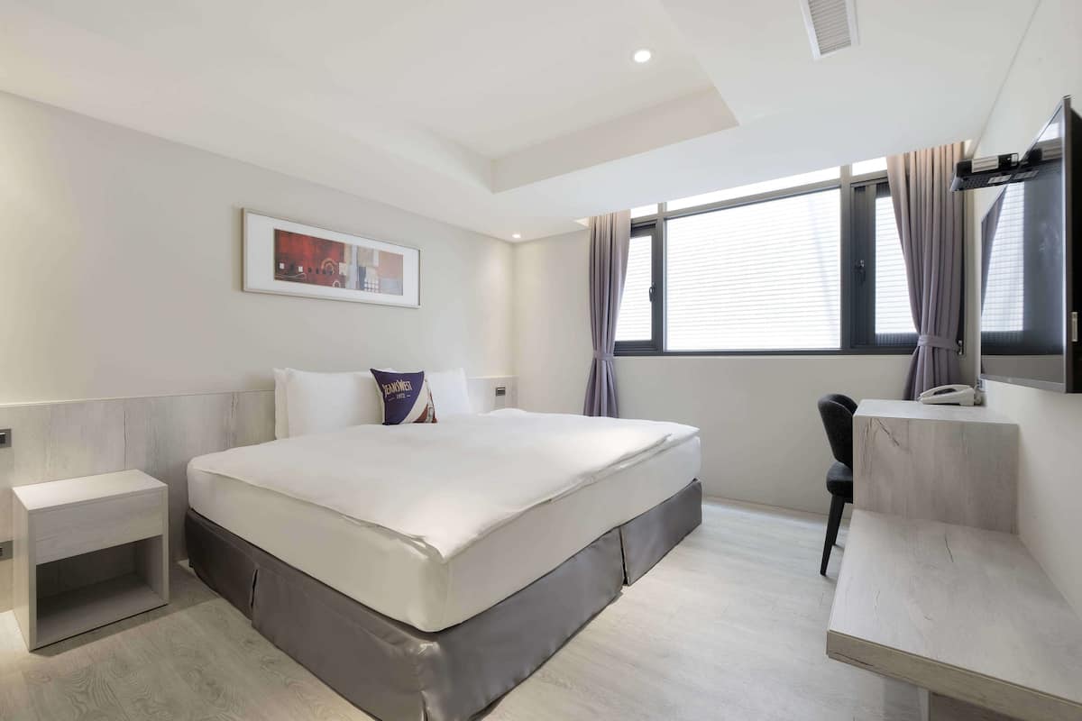 Superior Double Room | Premium bedding, desk, blackout curtains, soundproofing
