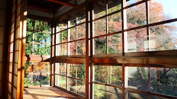 Chambre Premium, non-fumeurs, vue jardin | Vue de la chambre