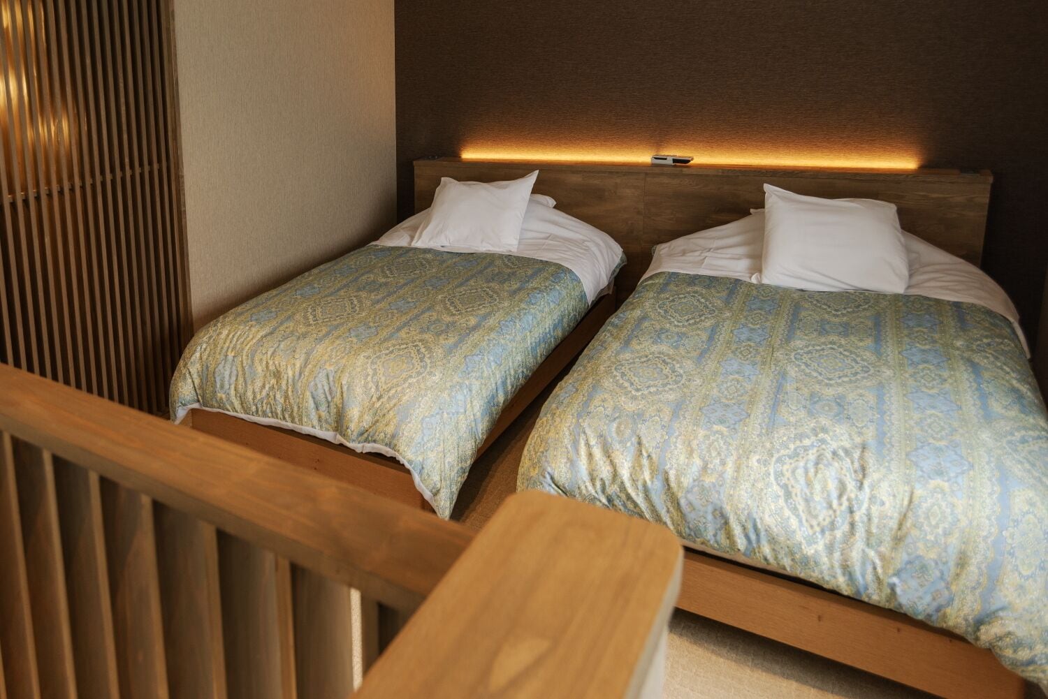 Classic Twin Room, 2 Twin Beds with Shower and Hot Spring, Non Smoking, Annex Building | WiFi (free), bed sheets