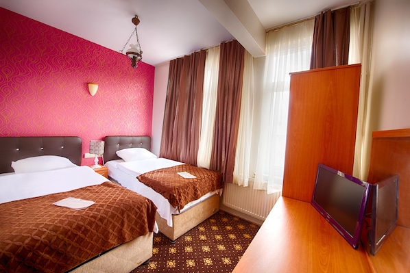 Economy Twin Room, City View | View from room - Akdeniz Hotel (Istanbul)