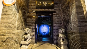 Majoituspaikan julkisivu