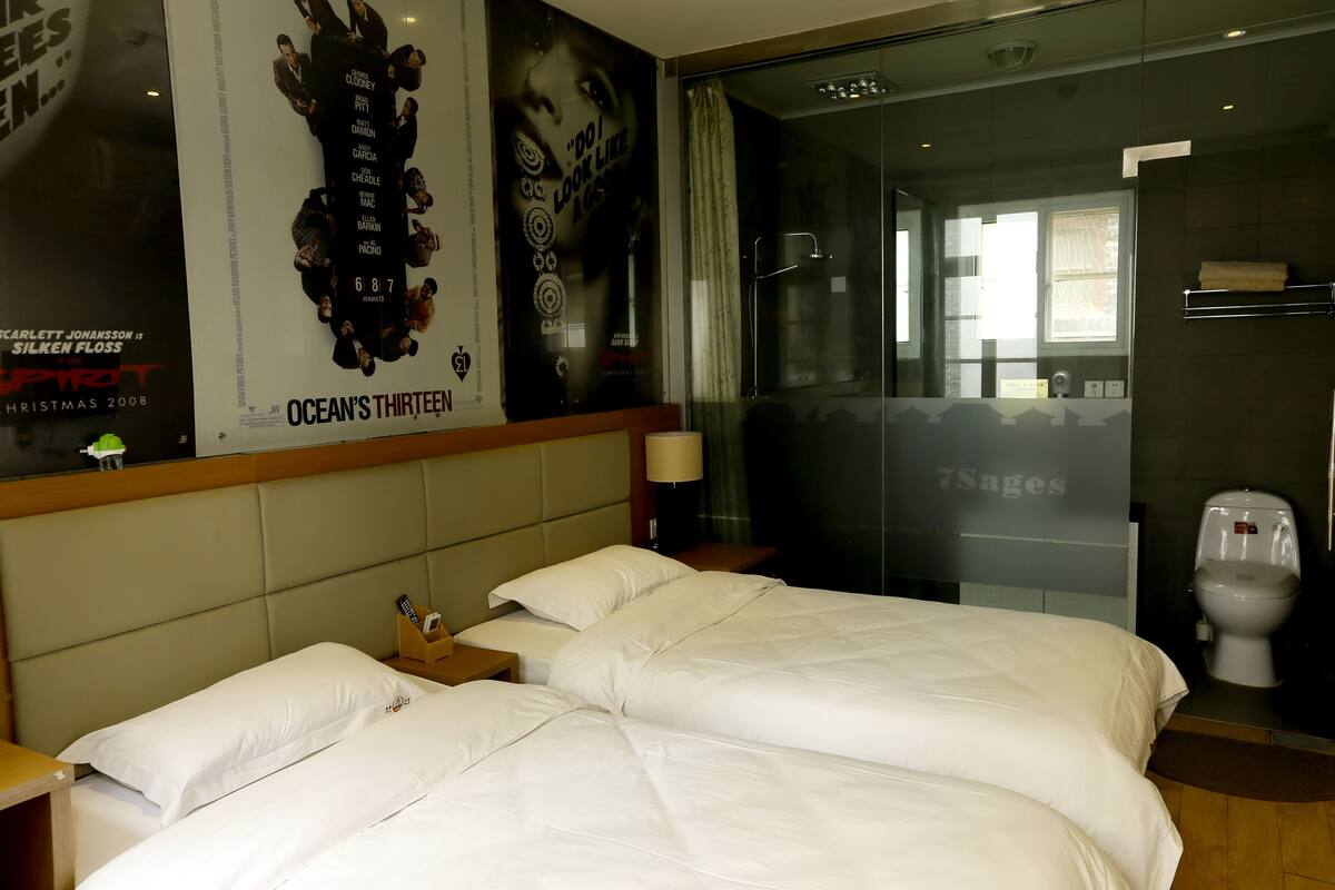 Chambre avec lits jumeaux