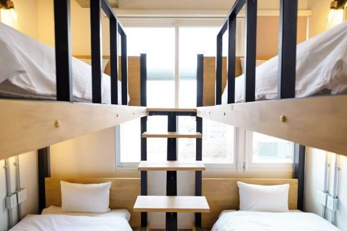 Blackout curtains, free WiFi, bed sheets