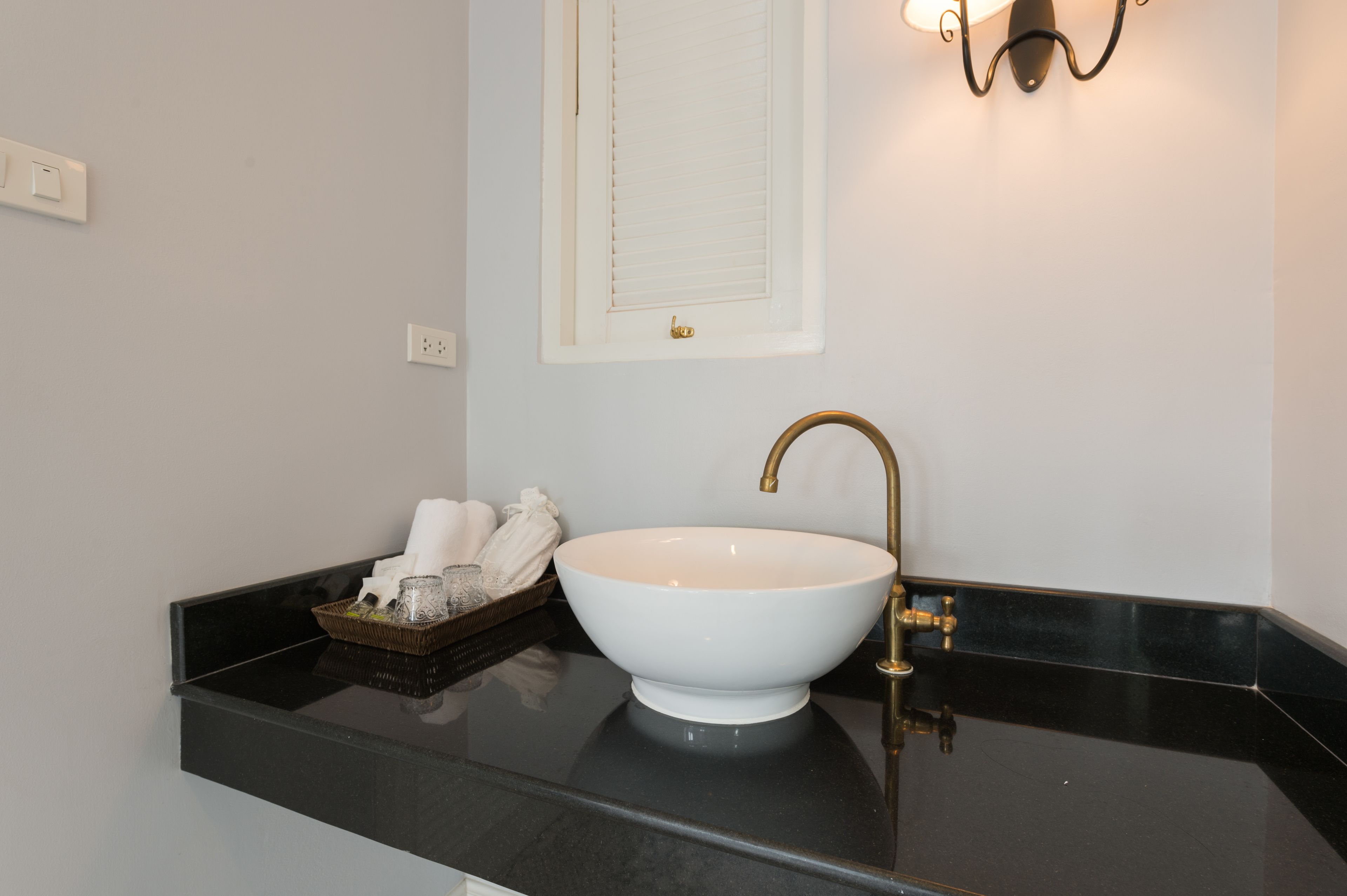 grand deluxe double bed  | bathroom sink