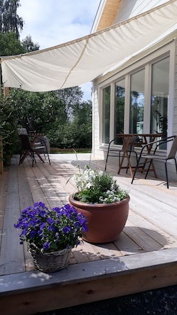 Terrace/patio. Tant Grön B&B