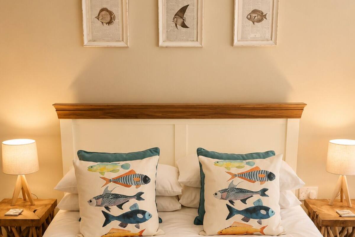 標準雙人房 (Fish) | 高級寢具、書桌、熨斗/熨衣板、免費無線上網