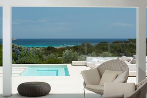 Blick von der Unterkunft