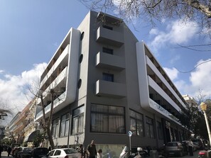 Exterior detail - GQ Hotel and Club (Rhodes)