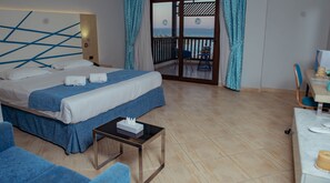 Free minibar items, in-room safe, desk, blackout curtains - Gravity Hotel & Aqua Park Hurghada  Families and Couples Only  (Hurghada)