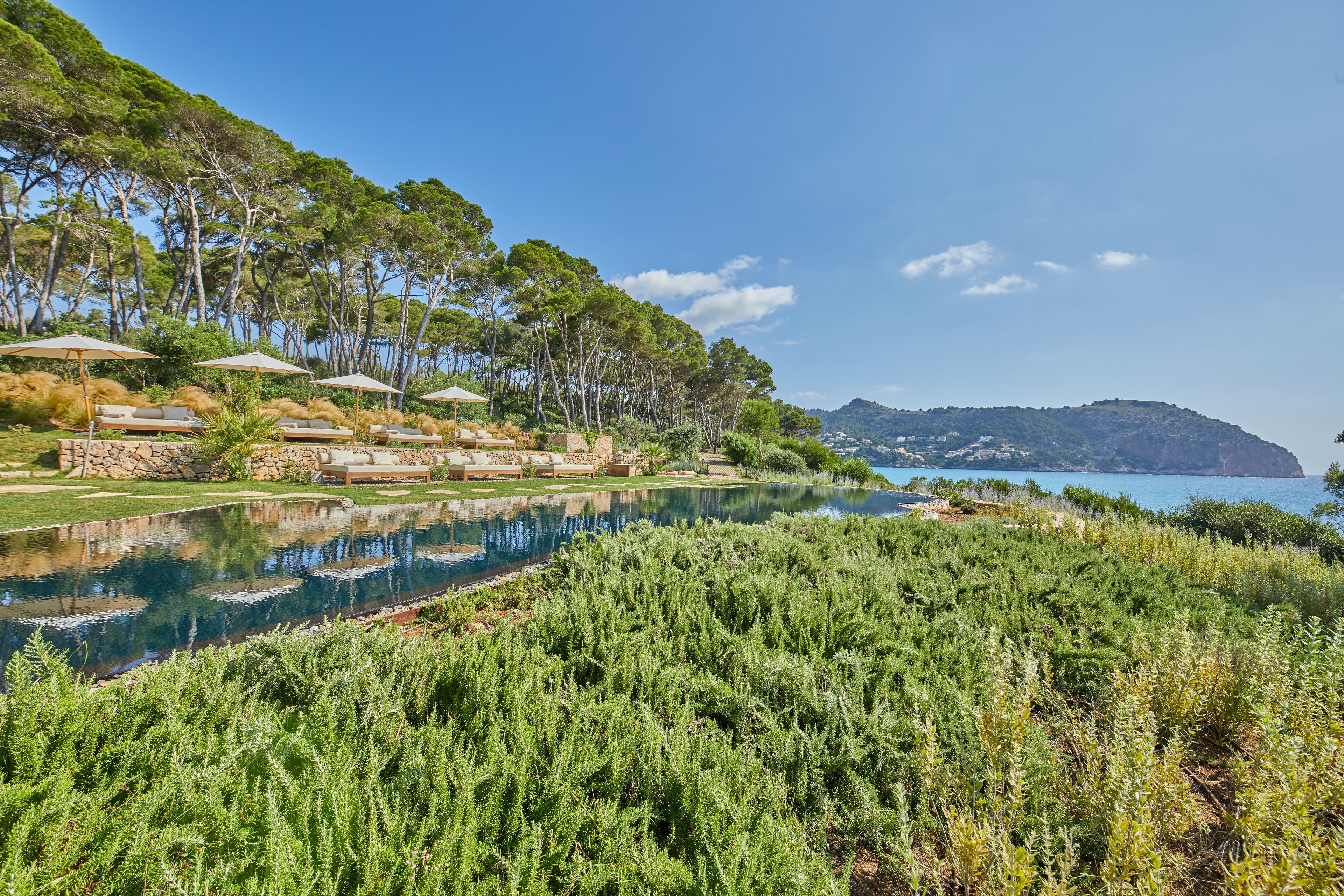 3 piscinas al aire libre, sombrillas, tumbonas
