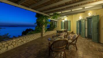 Villa, Beachfront (Tennis Court) | Terrace/patio
