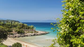 Villa, Beachfront (Tennis Court) | View from room