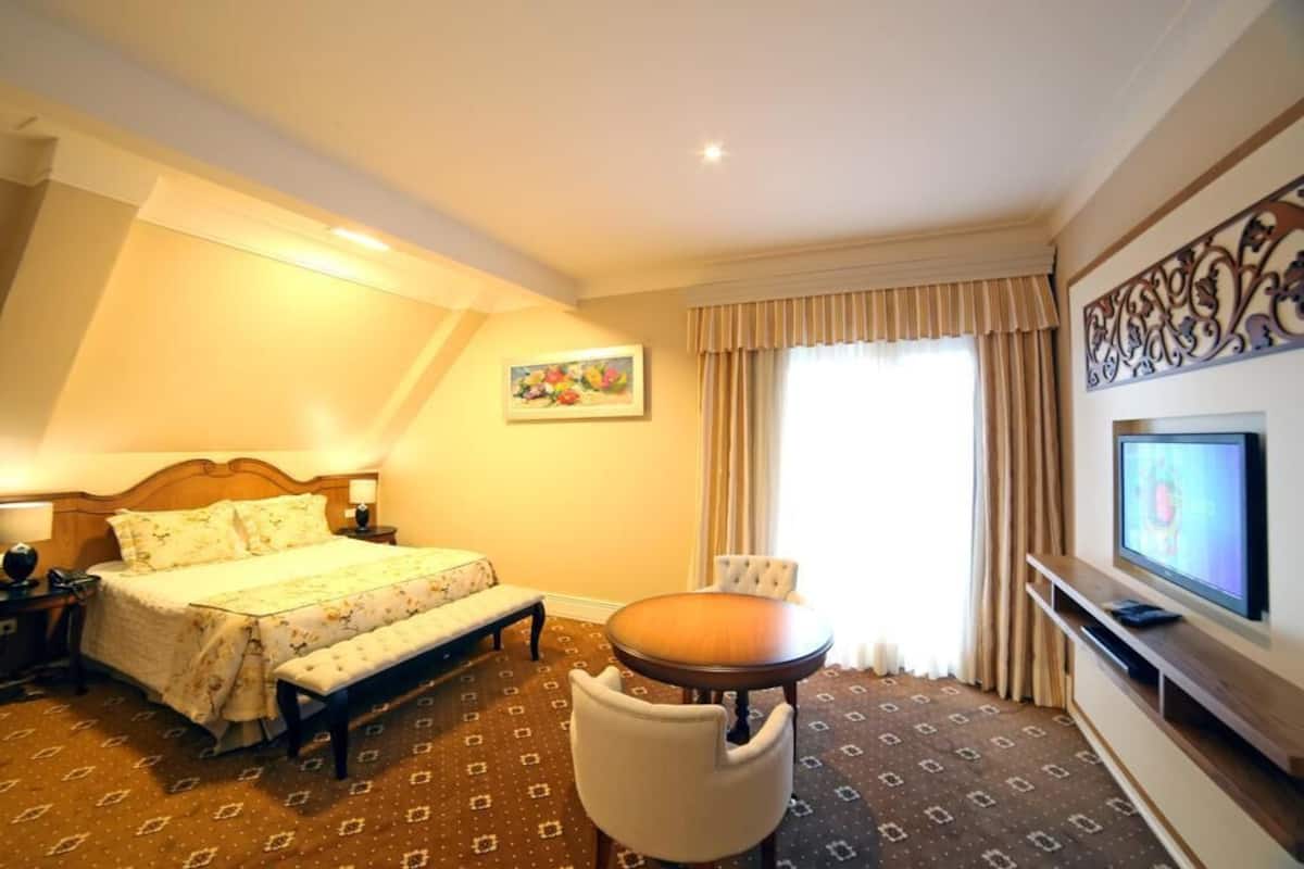 Een minibar, een kluis op de kamer, verduisterende gordijnen