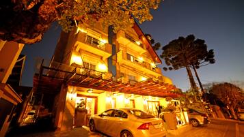 Front of property - evening/night