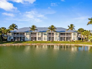 Deluxe House, 2 Bedrooms, Golf View, Lakeside | Lake view - Genoa Vacation Rental: Stylish 2-BR Condo with Golf & Lake Views. Resort-Style Pool, Hot Tub, and Easy Access to Championship Golf. Minutes from Naples Beaches, 5th Avenue S, and Marco Island (Naples)
