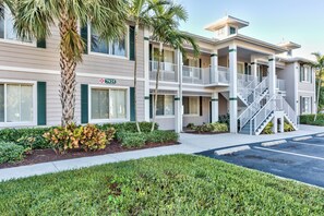 Front of property - Asiago Vacation Rental at Lely Resort. Newly Furnished 2-Bedroom Condo with Stunning Lake & Golf Views. Spacious Retreat with Private Lanai, Resort Pool, Hot Tub and Gym Access (Naples)