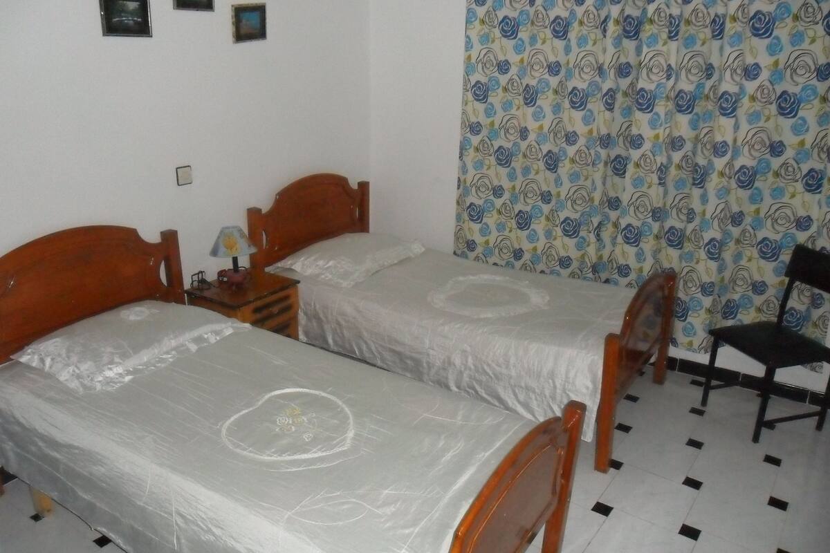 Individually decorated, individually furnished, desk, blackout curtains