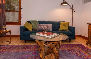 House, 3 Bedrooms, Sea View | Living area | TV, DVD player - Camano Vista Paradise (Greenbank)