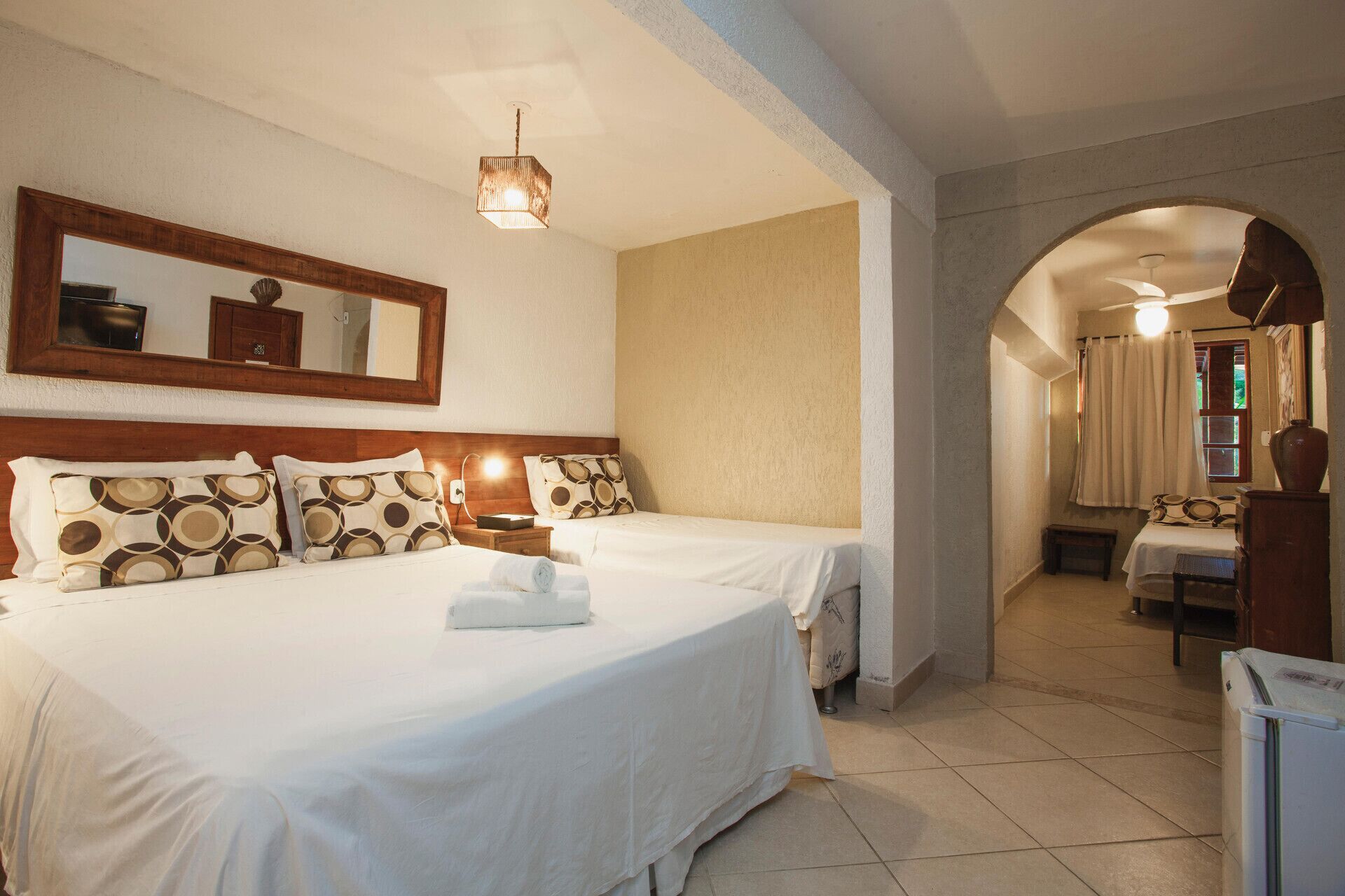 Minibar, in-room safe, blackout curtains, bed sheets