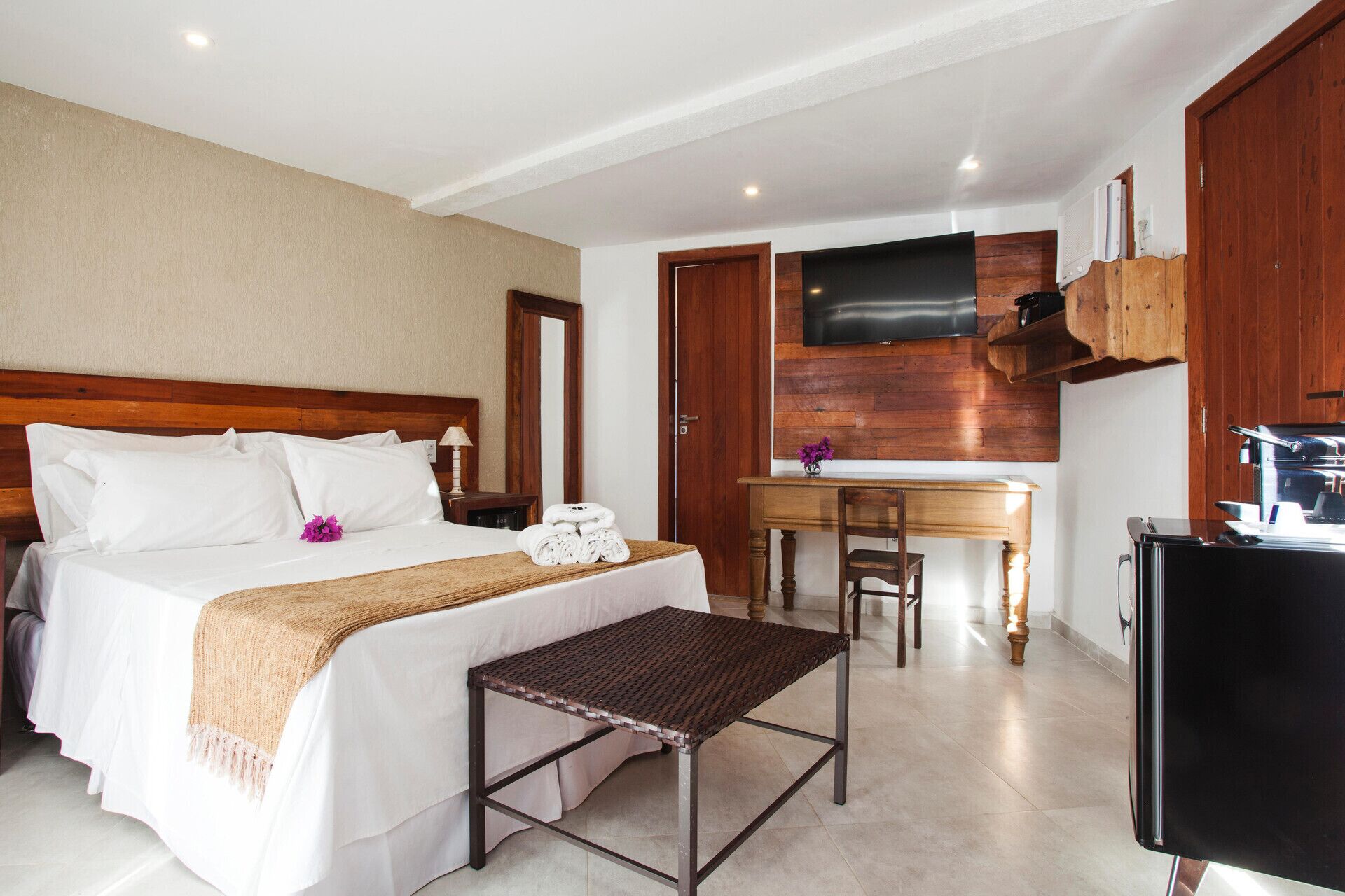 Minibar, in-room safe, blackout curtains, bed sheets