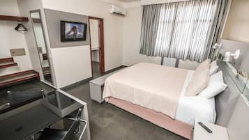 Minibar, in-room safe, desk, blackout curtains