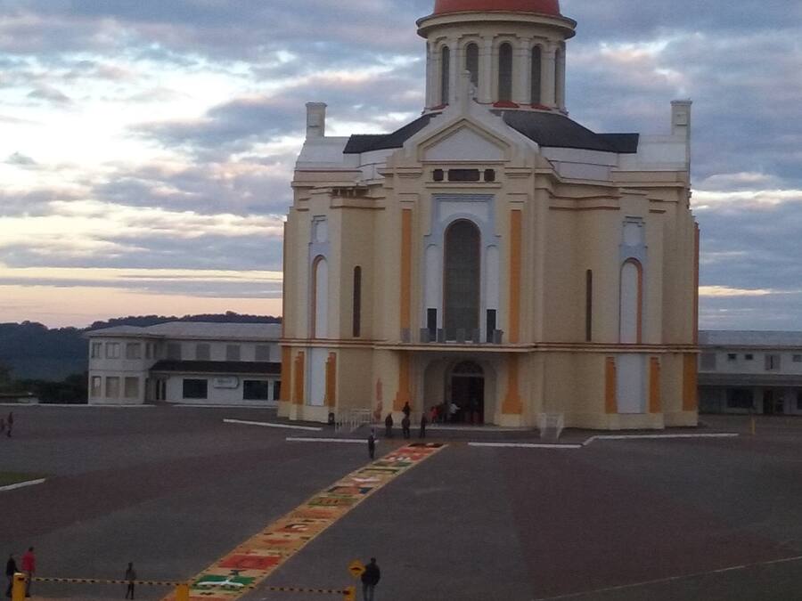 Blick von der Unterkunft