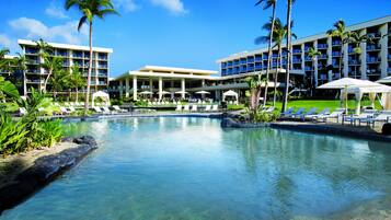 3 outdoor pools