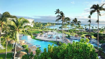 3 outdoor pools