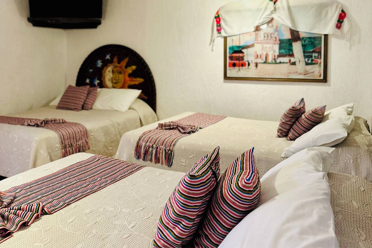 Family Room | 1 bedroom, blackout curtains, iron/ironing board, free WiFi