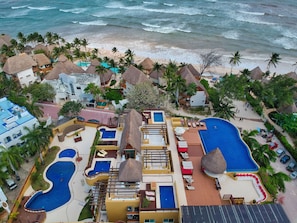 Aerial view - Pueblito Escondido Beachside (Playa del Carmen)