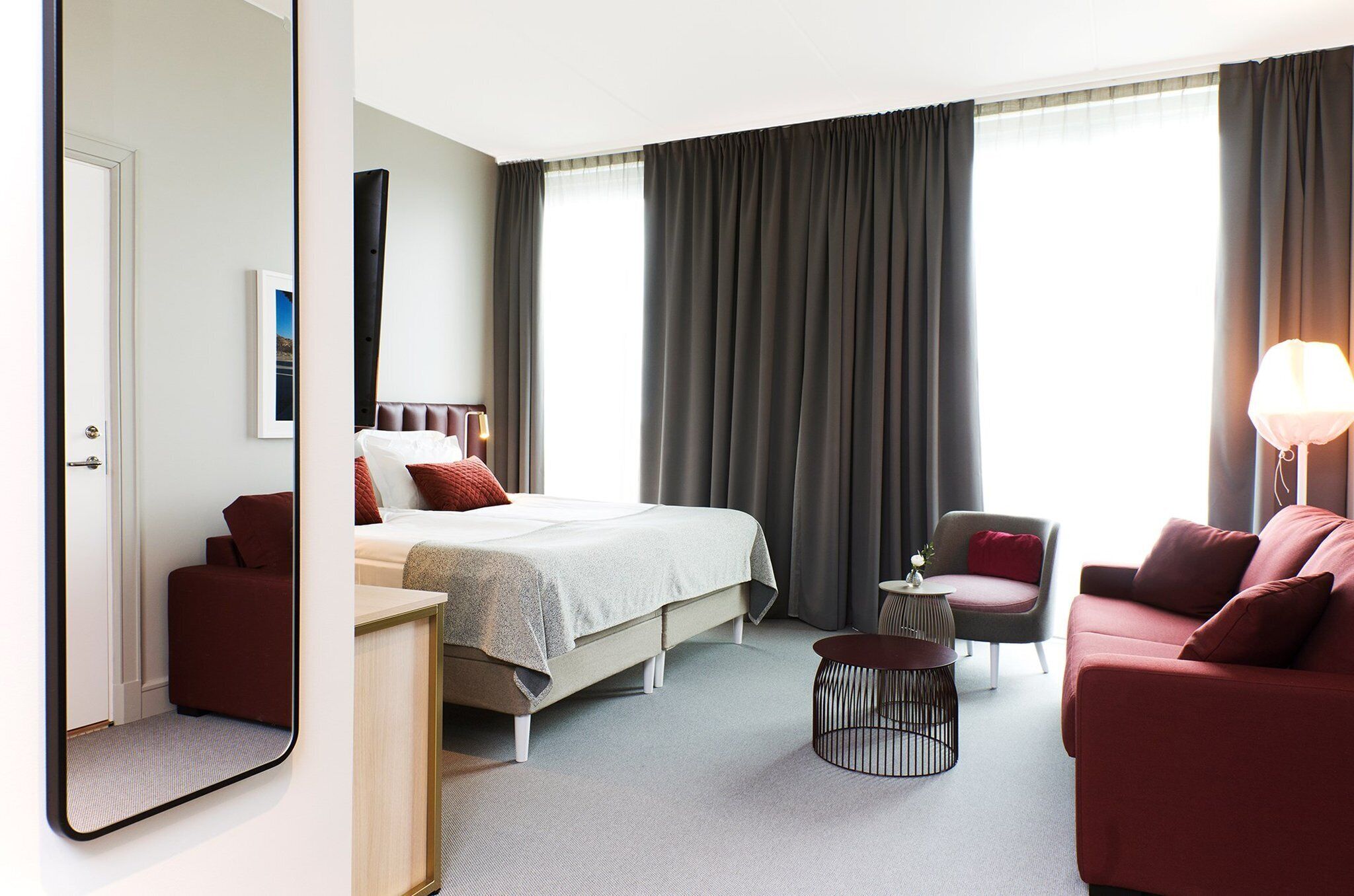 minibar, in-room safe, desk, iron/ironing board