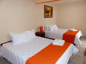 Deluxe Quadruple Room, 1 Bedroom | Premium bedding, in-room safe, free WiFi, bed sheets