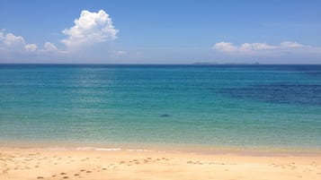 On the beach