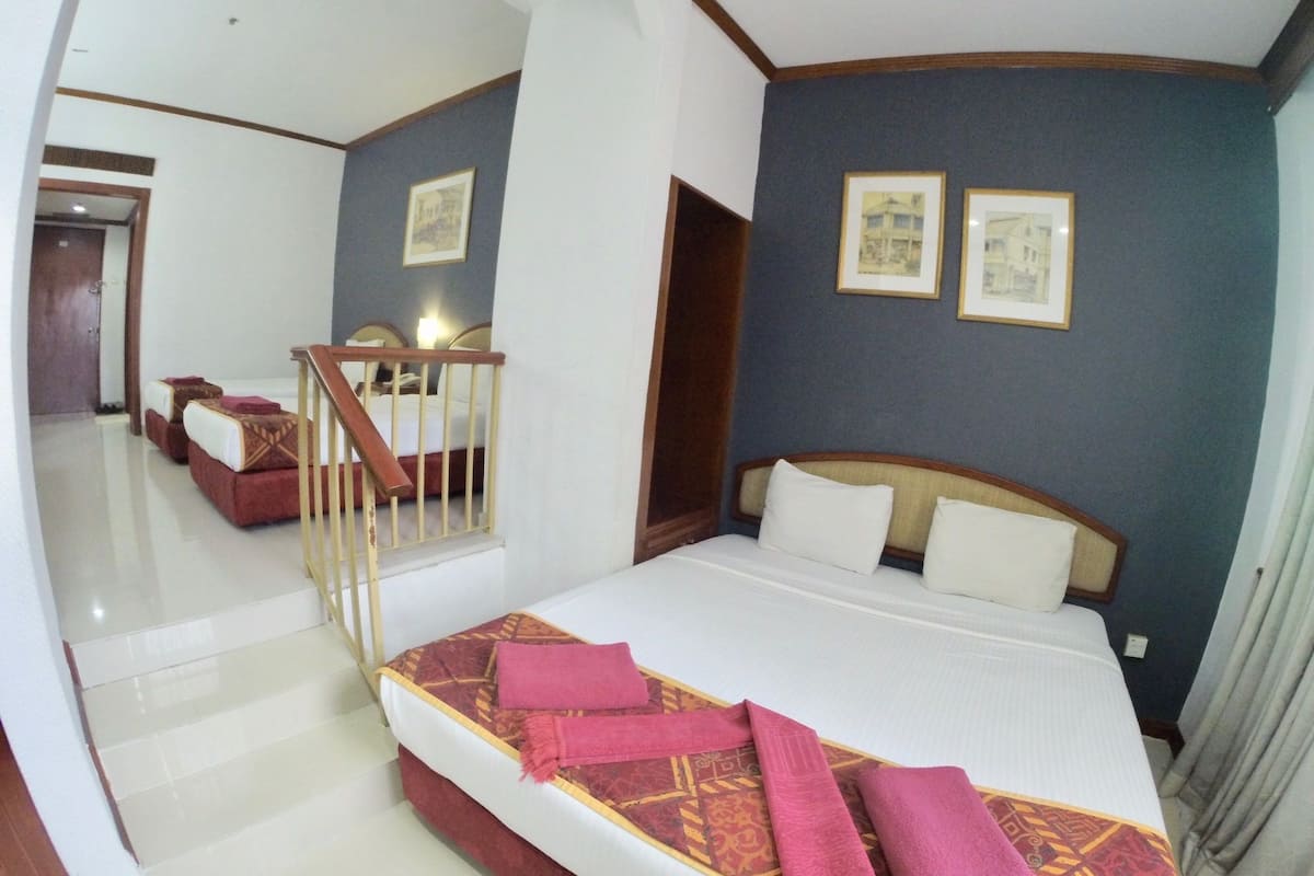ห้องแฟมิลี่ | เตารีด/โต๊ะรีดผ้า, เตียงเส ริม/เปล, Wi-Fi ฟรี