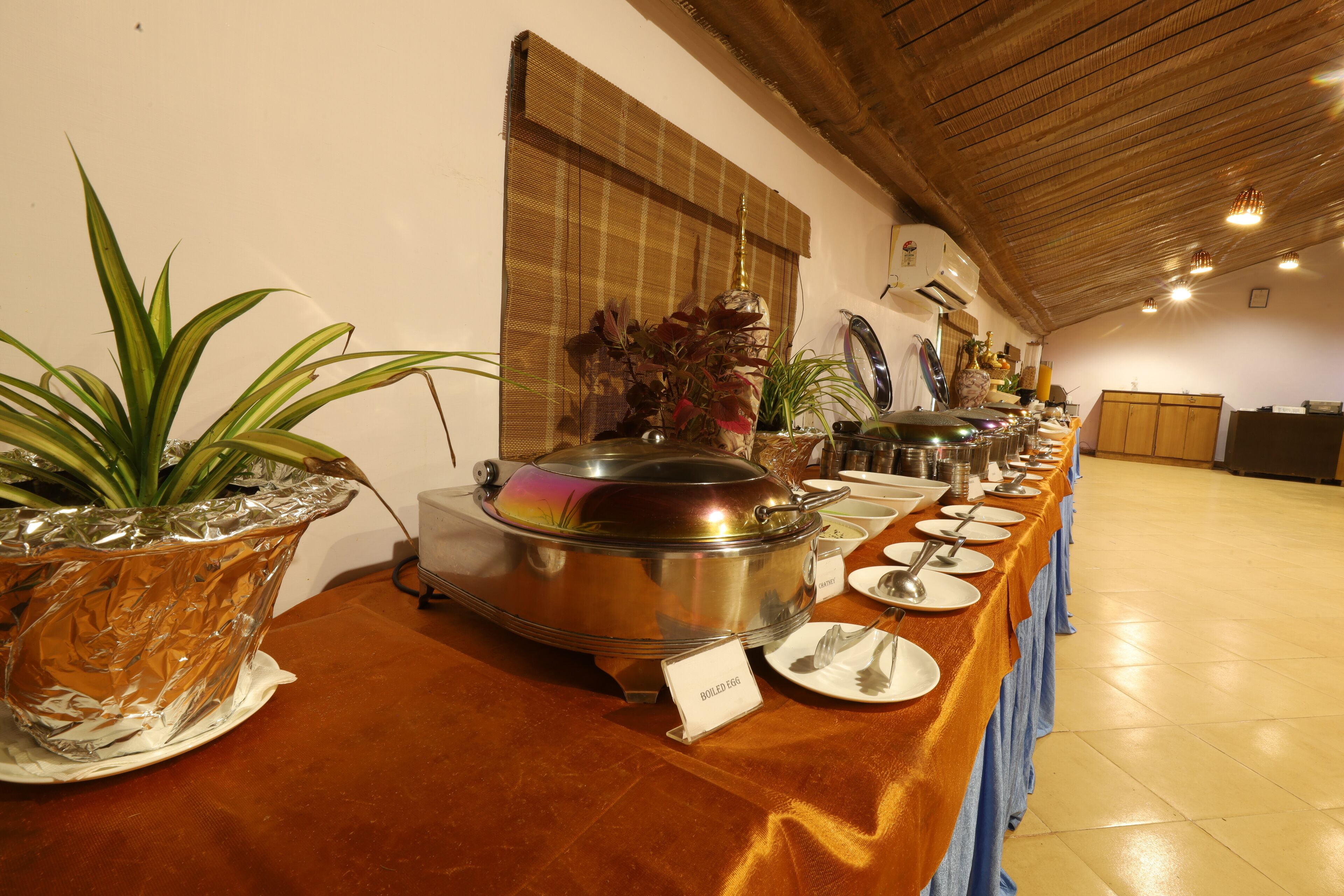 daily buffet breakfast (inr 300 per person)