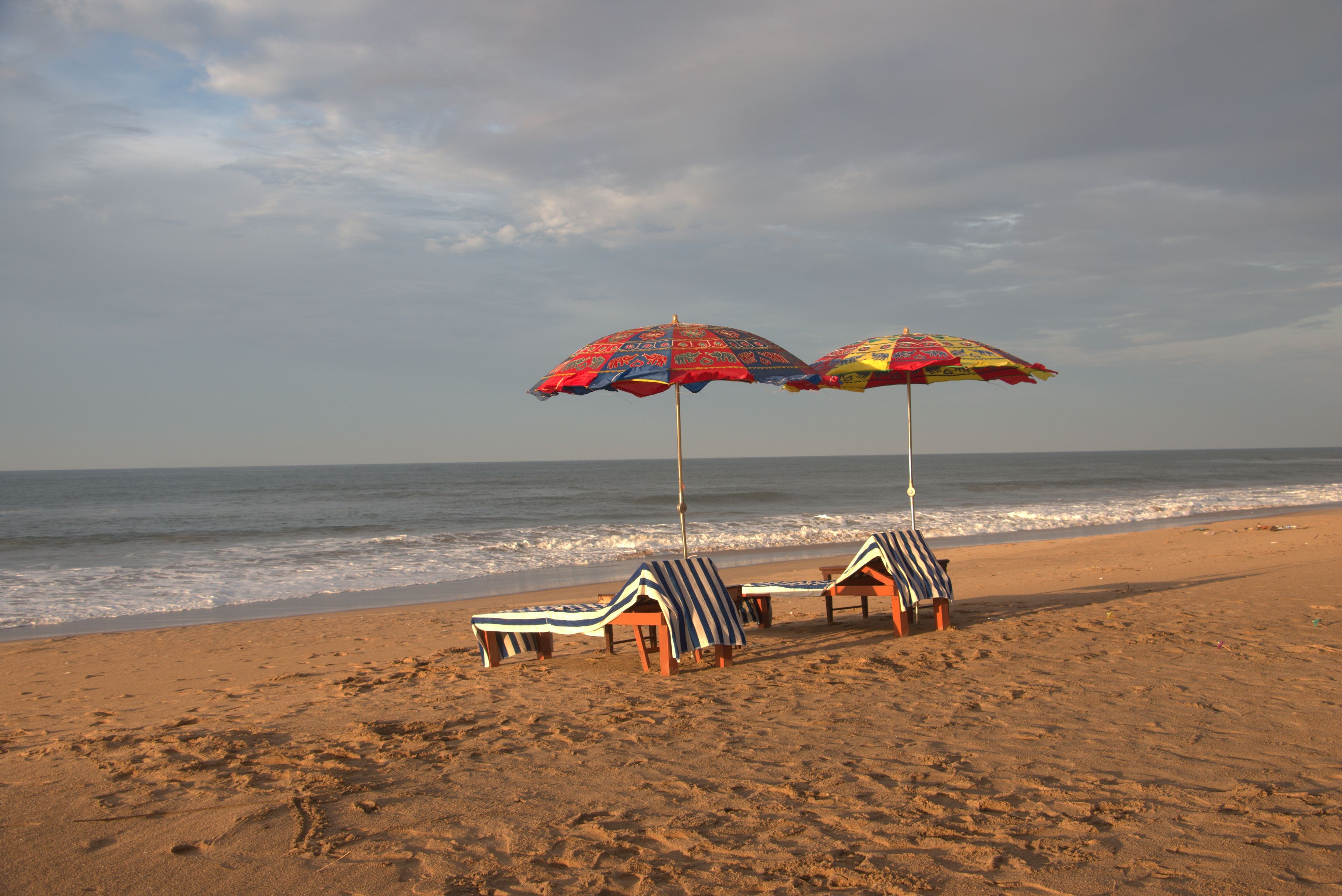 Private beach