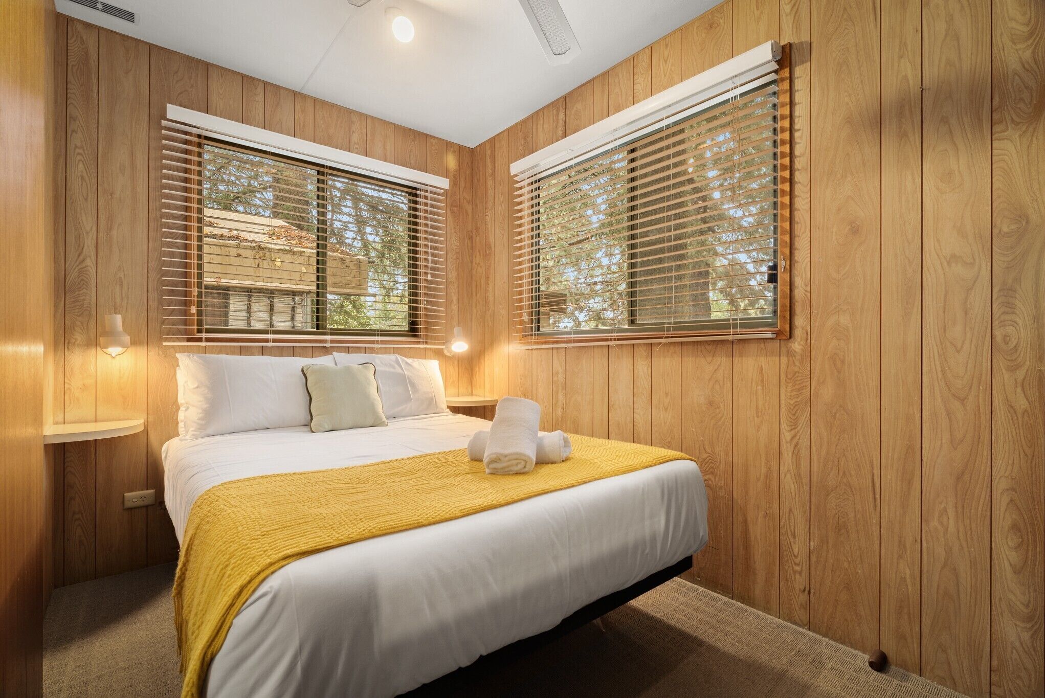 Camelia Cabin-1BR | Individually furnished, bed sheets