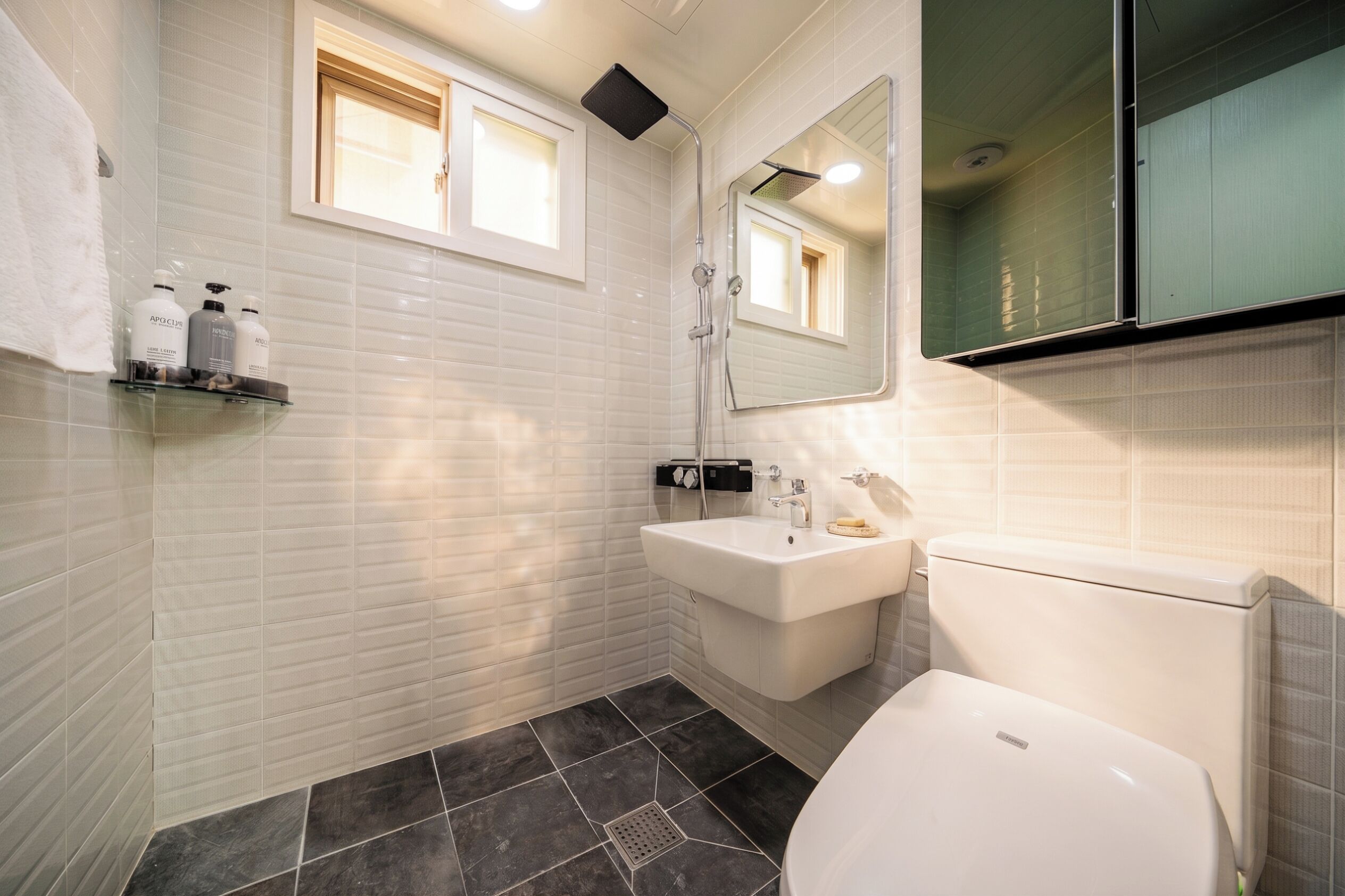 Executive Twin Room, City View | Bathroom | Hair dryer, slippers, bidet, towels