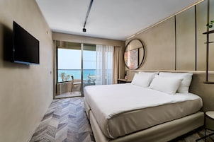 Standart Room (sea view) | Hochwertige Bettwaren, Minibar, Zimmersafe, Verdunkelungsvorhänge