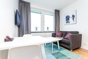 Standard Studio, 1 Double Bed | Soundproofing, iron/ironing board, cribs/infant beds, free WiFi - ApartDirect Linköping Arena (Linkoping)