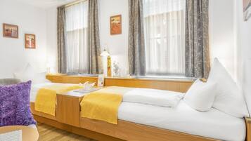 Minibar, in-room safe, desk, cots/infant beds