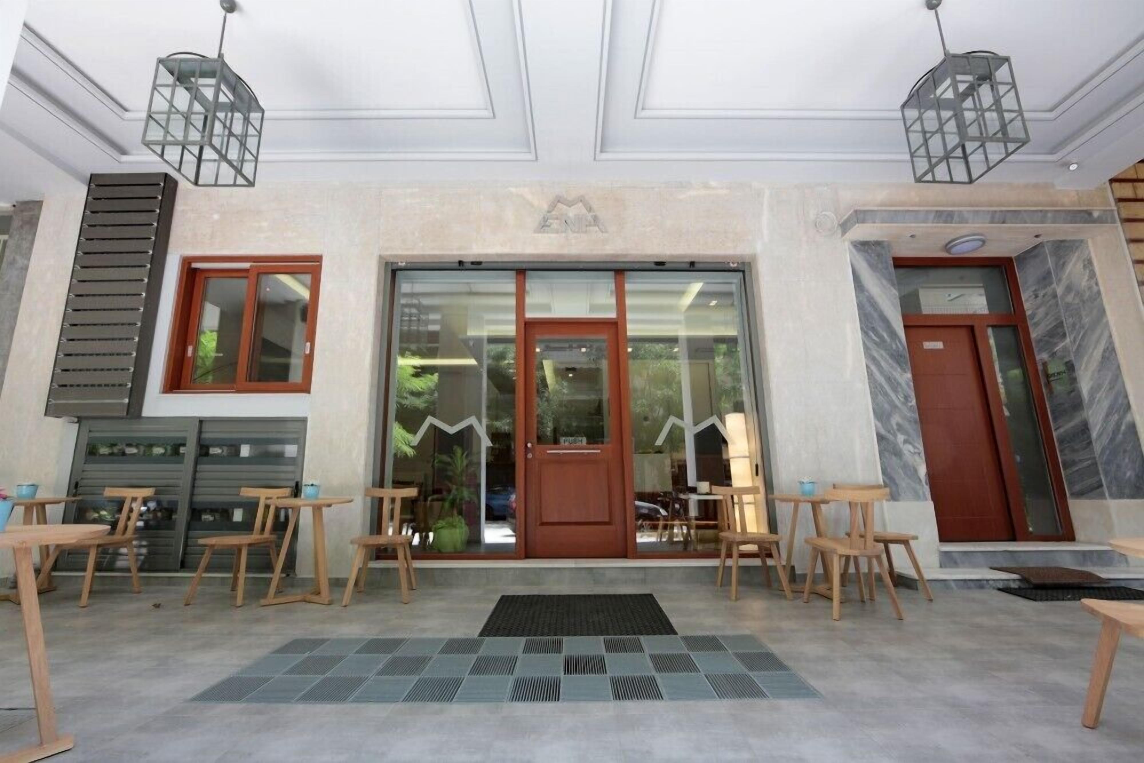 Entrée de l’hébergement