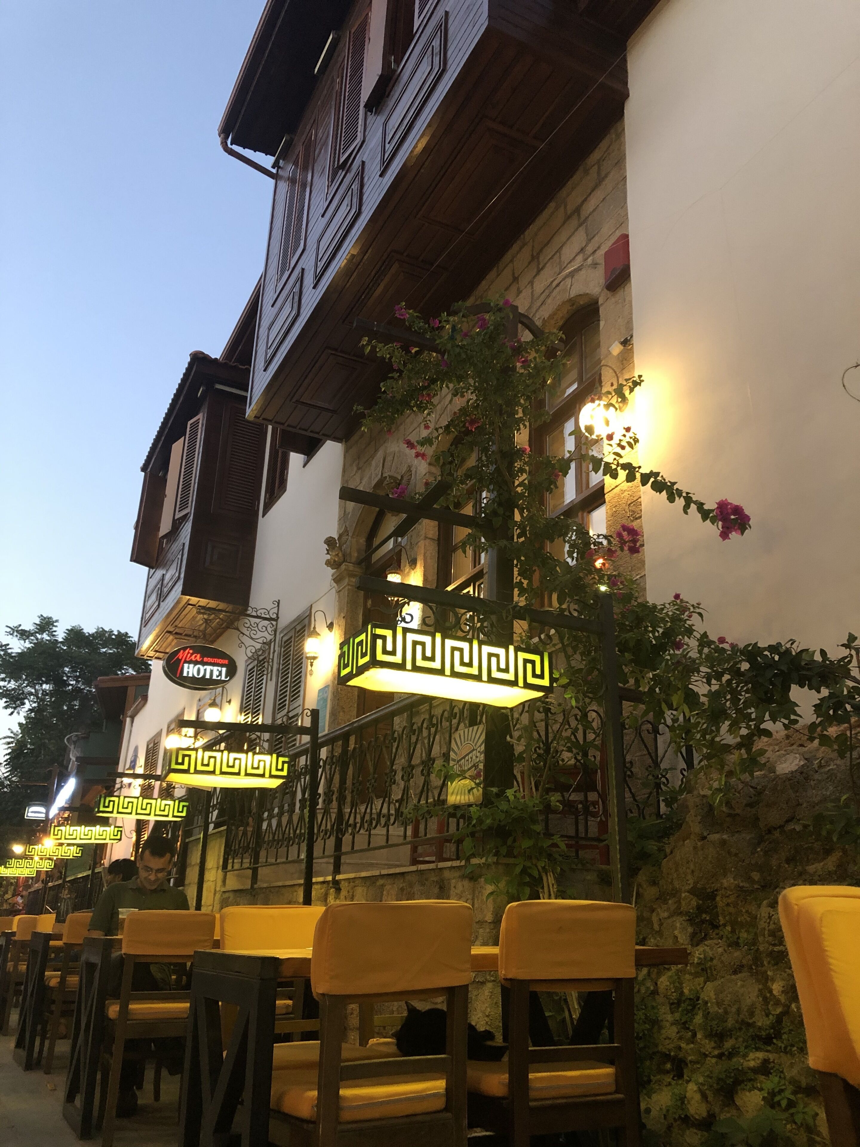 front of property – evening/night