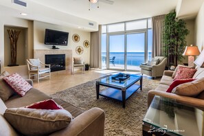 Condo, 3 Bedrooms, Ocean View | Living area | DVD player