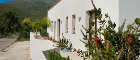 Entrée de l’hébergement