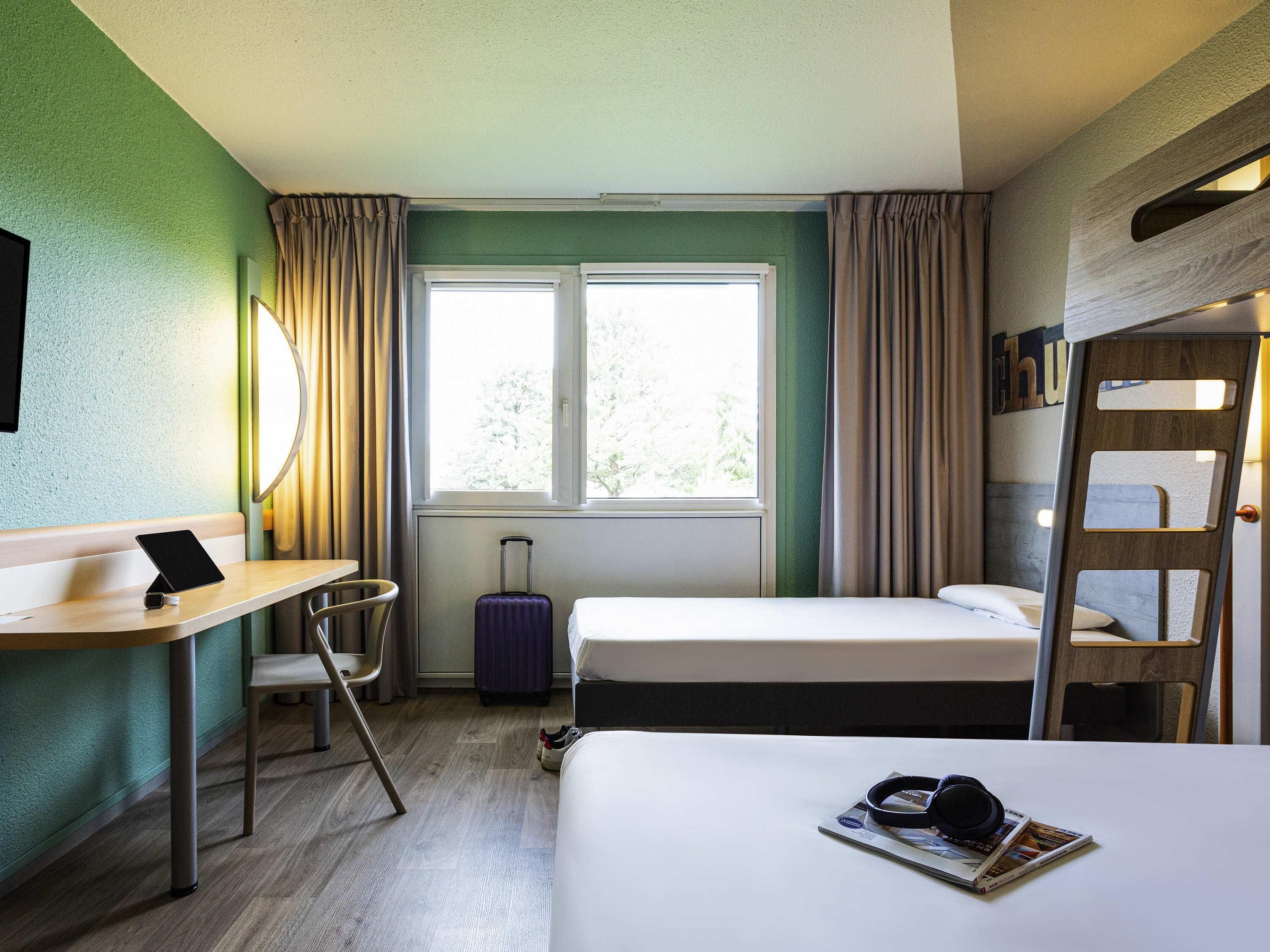 desk, laptop workspace, blackout curtains, soundproofing