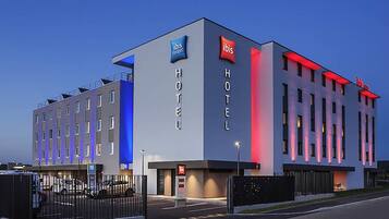 Front of property – evening/night