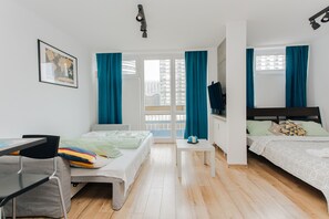 Apartment | Living area | Flat-screen TV - ShortStayPoland Grzybowska B1 (Warsaw)